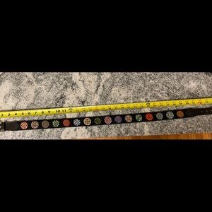 Needlepoint Belt - Chinese Coins